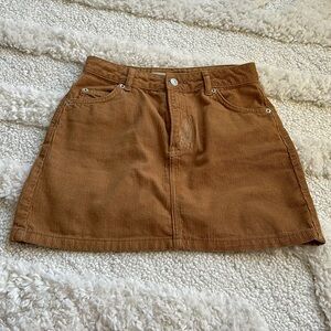 Top Shop | Petite Corduroy Skirt